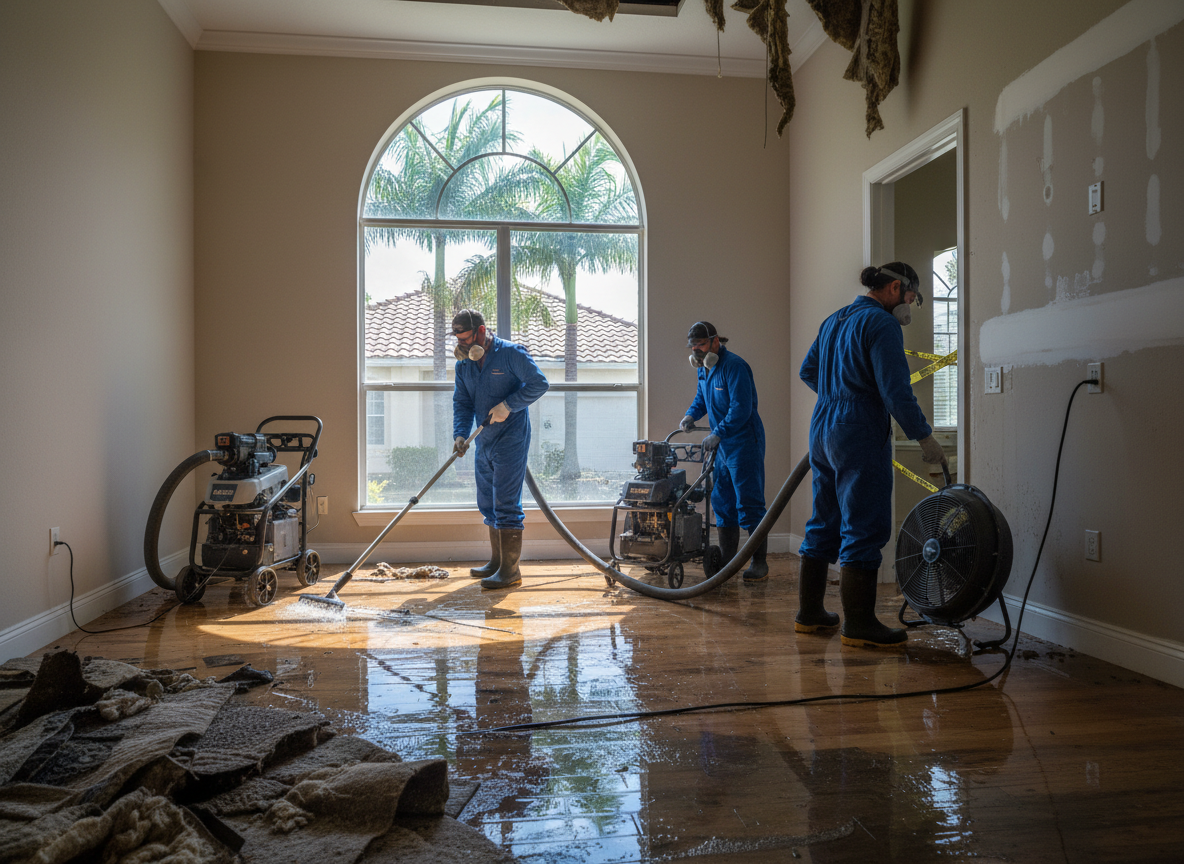 water damage restoration in Greenacres